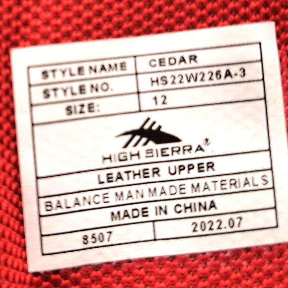 High Sierra Men's Hiker Boots - Size 12 - Picture 16 of 16